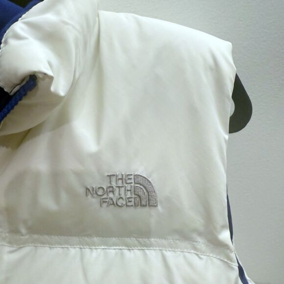 THE NORTH FACE NUPTSE 700 GOOSE DOWN QUILT PUFFER WHITE VEST JACKET Medium - Picture 3 of 10